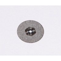 Диск сепарационный алмазный 2-сторонний,перфорированный мелкая зернистость,диаметр рабочей части 19 мм,без дискодержателя ,1 шт 