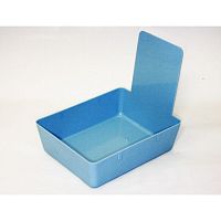 Лоток пластиковый лабораторный для зубного техника, голубой, Yamahachi (Япония)