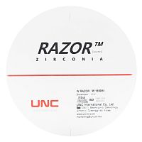 Диск циркониевый Razor 1100, размер 98х12мм, оттенок B1, однослойный от Атридент