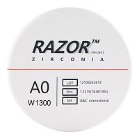 Диск циркониевый Razor 1300, размер 98х16мм, оттенок A0, однослойный