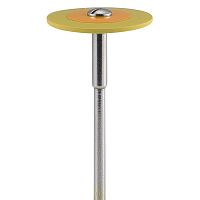 Полир силиконовый с добавлением алмаза для обработки стеклокерамики диск-''колесо'' D-20мм,H-1мм,FINE 1 шт