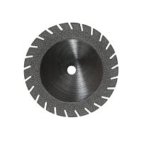 Диск сепарационный алмазный с зубцами 2-сторонний, мелкая зернистость,диаметр рабочей части 19 мм,без дискодержателя ,1 шт