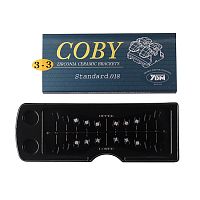 Брекеты COBY STD-018-3-3 из диоксида циркония, верхние,нижние,правые,левые на 1, 2 и 3 зуб, паз .018", Edgewise