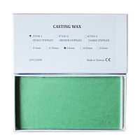 Восковые пластины литейные, тонкое рифление, толщина 0,4мм, 15шт.