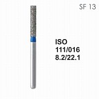 Бор алмазный MANI SF-13 по ISO 111, цилиндр ,016 х 8.2 х 22.1 мм, зернистость S, 5 штук