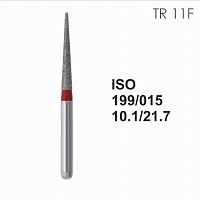 Бор алмазный MANI TR-11F по ISO 199, конус ,015 х 10.1 х 21.7 мм, зернистость F, 5 штук
