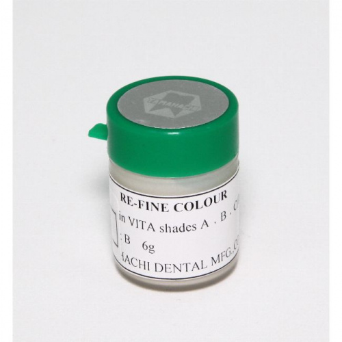 Краситель для акриловой пластмассы Re-fine Bright, цвет B, порошок 6 г. от Атридент