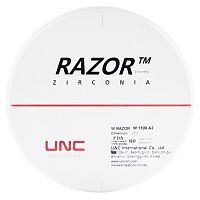 Диск циркониевый Razor 1100, размер 98х14мм, оттенок A2, однослойный от Атридент