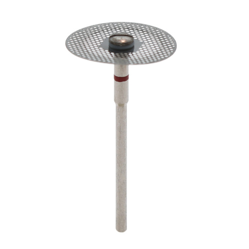 Диск сепарационный алмазный 2-сторонний,перфорированный мелкая зернистость,диаметр рабочей части 22 мм,1 шт от Атридент