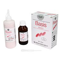 Пластмасса базисная Basis горячей полимеризации, цвет LF Pink, набор 300 г + 140 мл. от Атридент