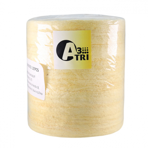 Круг полировочный для шлифмотора бязевый жёлтый Sheshan Brush, диаметр 6 дюймов, 60 слоёв, 10шт.  от Атридент фото 3