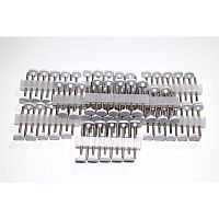 Полир силиконовый универсальный, диск 12*2мм, с дискодержателем,жесткость COARSE,100шт