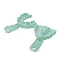 Ложка слепочная M верх/низ пластмассовая одноразовая, 2 шт./уп. ZT dental (Китай)