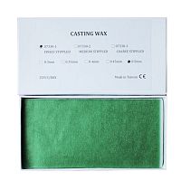 Восковые пластины литейные, тонкое рифление, толщина 0,5мм, 15шт.