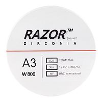 Диск циркониевый Razor 800, размер 95х25мм, оттенок A3, однослойный
