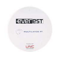 Диск циркониевый Everest Multilayer PT, размер 95х18 мм, цвет A1, многослойный