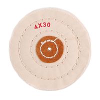 Круг полировочный для шлифмотора  бязевый белый Sheshan Brush, диаметр 4 дюйма, 30 слоёв, 10шт.