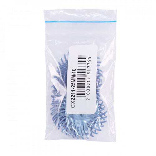 Диски спиральные полировочные полимерные Sheshan Brush CX2211-25MM, голубые, диаметр 25 мм,10 шт. от Атридент фото 4