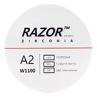 Диск циркониевый Razor 1100, размер 98х25мм, оттенок A2, однослойный
