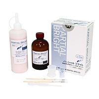 Пластмасса акриловая Partial Bright самотвердеющая, цвет LF Pink, набор 250 г + 260 мл от Атридент