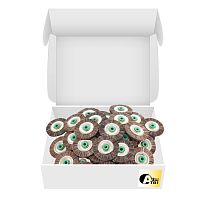 Щётка для шлифмотора натуральная щетина, коричневая средняя, диаметр 4.2 м, 72шт.