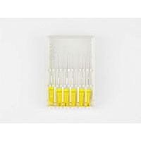 Дрильборы MANI K-Files ручные, длина 25 мм, диаметр 0,20 мм, ISO-20, 6 шт.