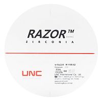 Диск циркониевый Razor 1100, размер 98х12мм, оттенок A2, однослойный от Атридент