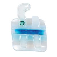Брекеты COBY STR-L3L-022H из диоксида циркония,нижние левые на 3 зуб,паз .022",с крючком,ROTH от Атридент