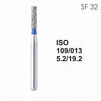 Бор алмазный MANI SF-32 по ISO 109, цилиндр ,013 х 5.2 х 19.2 мм, зернистость S, 5 штук