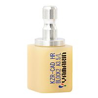 Блок-заготовка Hybrid Resin Block - из цирконокерамонаполненного композита, размер L, цвет A3.5, 1шт