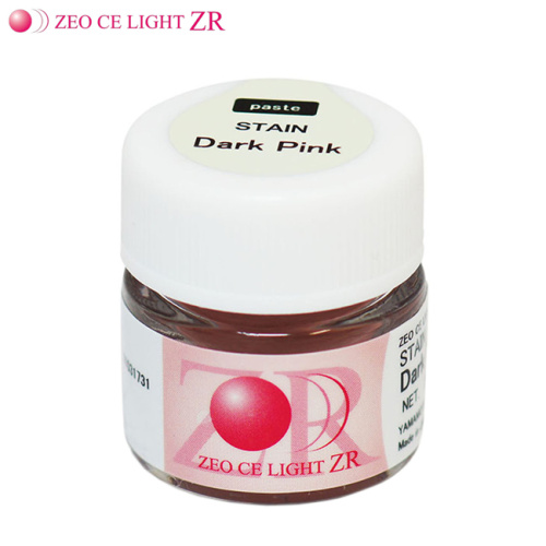 Краситель ZEO CE LIGHT ZR Stain Dark Pink,  паста 3.5гд/оксида циркония и керамики предназ. д/ZrO от Атридент