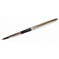 Кисть Dent для керамики синтетика, размер 06, цвет серебро, алюминиевая ручка,EastRich(Тайвань)