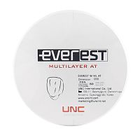 Диск циркониевый Everest Multilayer AT, размер 98х20мм, оттенок BL1, многослойный
