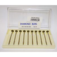 Бор алмазный Lixin Diamond, форма диск, размер 6.5мм, 10шт. от Атридент