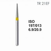 Бор алмазный MANI TR-21EF по ISO 197, конус ,013 х 6.9 х 20.9 мм, зернистость EF, 5 штук от Атридент