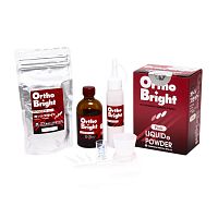Пластмасса для ортодонтии Ortho Bright Liquid + Powder Pink самотвердеющая, набор 100 г + 70 мл. от Атридент