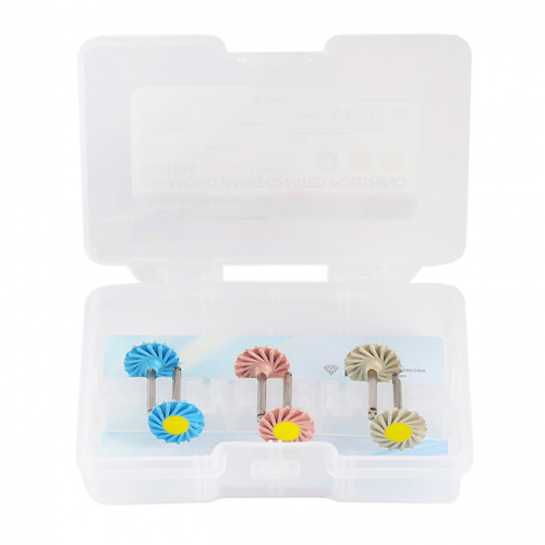 Полир полиуретановый с добавлением алмазн. пор. для обработки диоксида циркония и керамики, 6 шт./уп Полир полиуретановый с добавлением алмазн. пор. для обработки диоксида циркония и керамики, 6 шт./уп