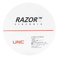 Диск циркониевый Razor 1100, размер 98х12мм, оттенок A3.5, однослойный