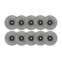 Диск сепарационный алмазный 2-сторонний,перфорированный мелкая зернистость,диаметр рабочей части 19 мм,без дискодержателя ,10 шт