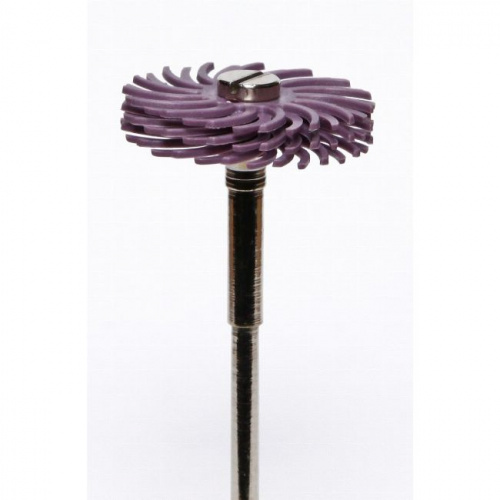 Щетка Sheshan Brush полировальная полимерная, набор 3 диска CX2212-15 (фиолетовые) + дискодержатель M02S (1шт). от Атридент