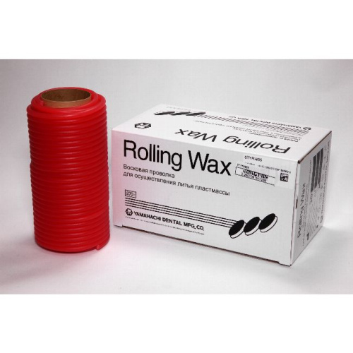 Восковая проволока для осущ. литья пластмассы Rolling Wax 5мм, 270гр YAMAHACHI (Япония) от Атридент