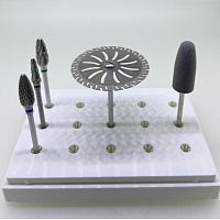 Набор вращающихся инструментов для обработки гипса, 5 предметов в боксе. SIGEMA (Китай)