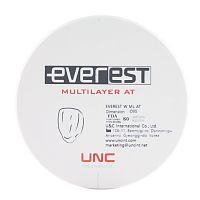 Диск циркониевый Everest Multilayer AT, размер 95х25 мм, цвет A2, многослойный от Атридент