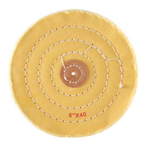 Круг полировочный для шлифмотора бязевый жёлтый Sheshan Brush, диаметр 6 дюймов, 40 слоёв, 10шт. Круг полировочный для шлифмотора бязевый жёлтый Sheshan Brush, диаметр 6 дюймов, 40 слоёв, 10шт. от Атридент