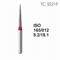 Бор алмазный MANI TC-SS21F по ISO 165, конус ,012 х 8.2 х 18.1 мм, зернистость F, 5 штук