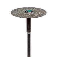 Диск алмазный спеченный,средней зернистости, диаметр рабочей части 22мм,толщина 0,3мм,1шт