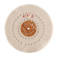 Круг полировочный для шлифмотора  бязевый белый Sheshan Brush, диаметр 4 дюйма, 40 слоёв, 10шт. Круг полировочный для шлифмотора  бязевый белый Sheshan Brush, диаметр 4 дюйма, 40 слоёв, 10шт.