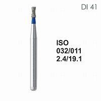 Бор алмазный MANI DI-41 по ISO 032, обр.конус ,011х 2.4 х 19.1 мм, зернистость S, 5 штук от Атридент