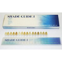 Расцветка Shade Guide I-NEW для двухслойных акриловых зубов - 17 цветов, YAMAHACHI (Япония) от Атридент
