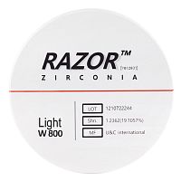 Диск циркониевый Razor 800, размер 98х25мм, оттенок Light, однослойный